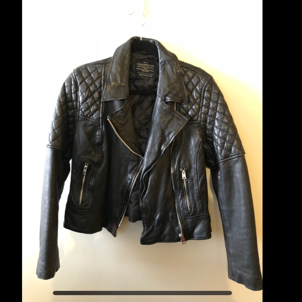 All Saints Walker Leather Jacket